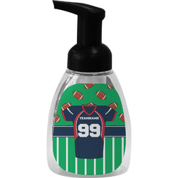 Football Jersey Foam Soap Bottle - Black (Personalized)