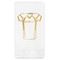 Football Jersey Foil Stamped Guest Napkins - Front View