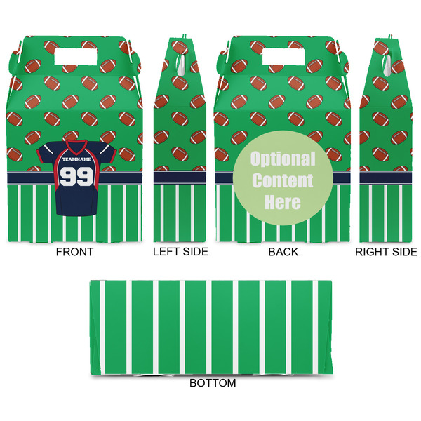 Football Jersey Gable Favor Box - Approval