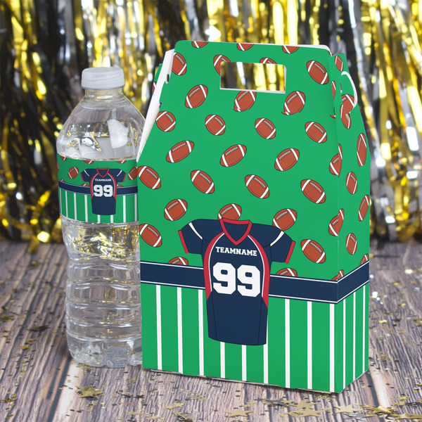 Football Jersey Gable Favor Box - In Context