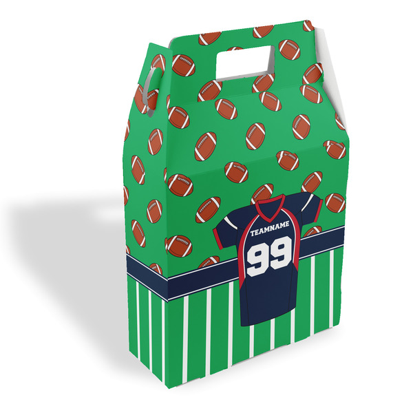 Custom Football Jersey Gable Favor Box (Personalized)