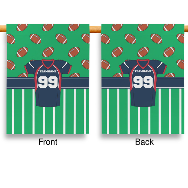 Football Jersey Garden Flags - Large - Double Sided - APPROVAL