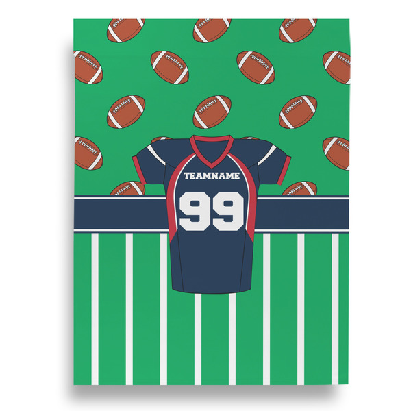 Football Jersey Garden Flags - Large - Single Sided - FRONT