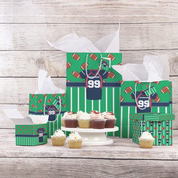 Football Jersey Gift Bags - In Context