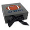 Football Jersey Gift Boxes with Magnetic Lid - Black - Front (angle)
