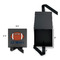 Football Jersey Gift Boxes with Magnetic Lid - Black - Open & Closed