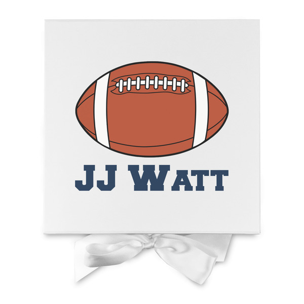 Football Jersey Gift Boxes with Magnetic Lid - White - Approval