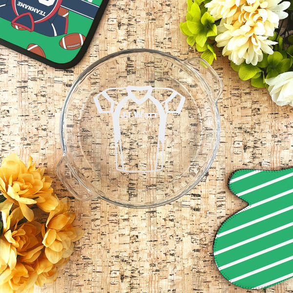 Football Jersey Glass Pie Dish - LIFESTYLE