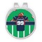 Football Jersey Golf Ball Marker - Hat Clip - Silver
