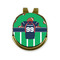 Football Jersey Golf Ball Marker - Hat Clip - Gold