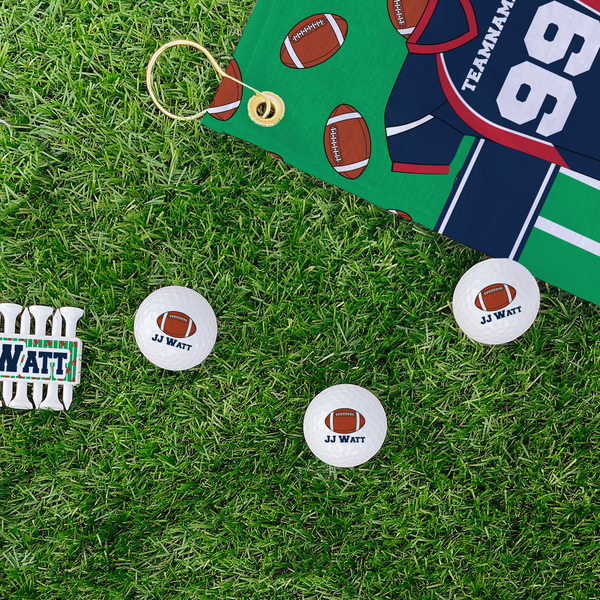 Football Jersey Golf Balls - Generic - Set of 3 - LIFESTYLE