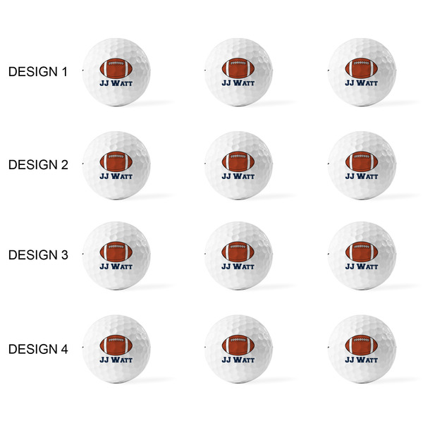 Football Jersey Golf Balls - Titleist - Set of 12 - APPROVAL