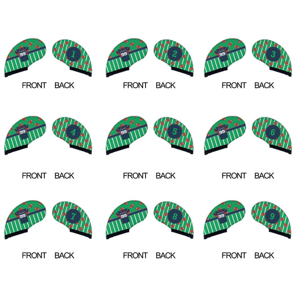 Football Jersey Golf Club Covers - APPROVAL (set of 9)