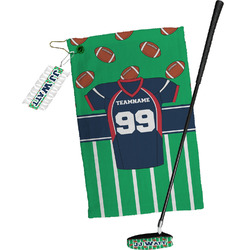 Football Jersey Golf Towel Gift Set w/ Name and Number