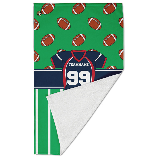 Football Jersey Golf Towel - Folded (Large)