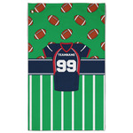 Football Jersey Golf Towel - Poly-Cotton Blend w/ Name and Number