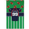 Football Jersey Golf Towel - Poly-Cotton Blend - Small w/ Name and Number