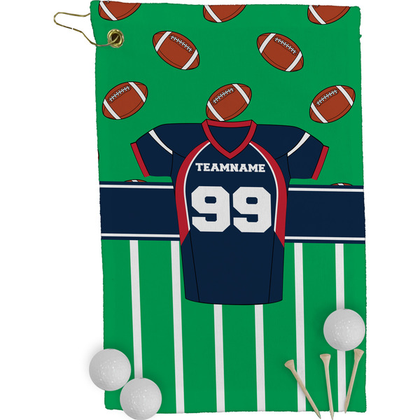 Football Jersey Golf Towel (Personalized)