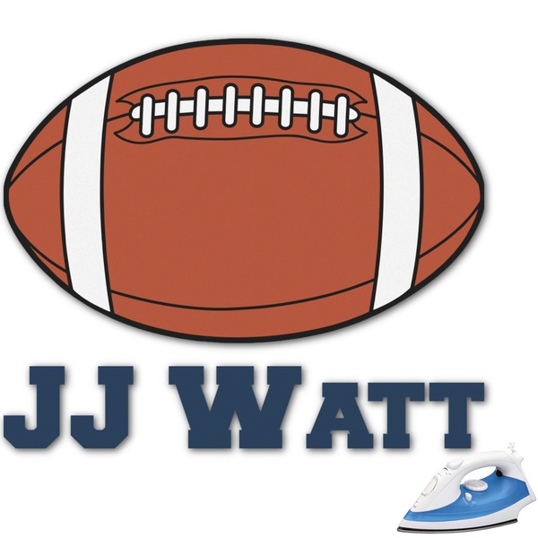 Custom Football Jersey Graphic Iron On Transfer (Personalized)