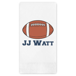 Football Jersey Guest Napkins - Full Color - Embossed Edge (Personalized)