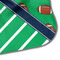 Football Jersey Hooded Baby Towel- Detail Corner
