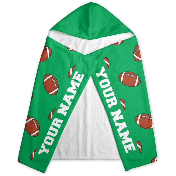 Football Jersey Hooded Towel - Folded