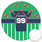 Football Jersey Icing Circle - Large - Front