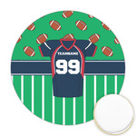 Football Jersey Printed Cookie Topper - Round (Personalized)
