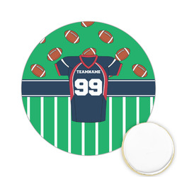 Football Jersey Printed Cookie Topper - 2.15" (Personalized)