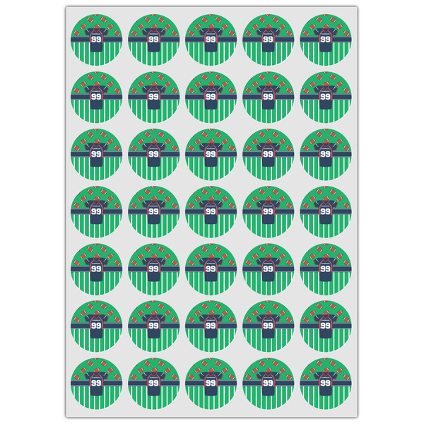 Football Jersey Icing Circle - XSmall - Set of 35