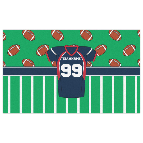 Football Jersey Indoor / Outdoor Rug - 3'x5' - Front Flat