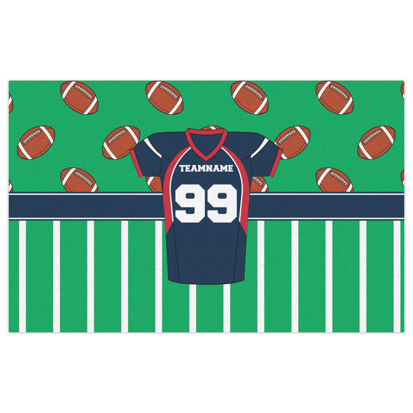 Football Jersey Indoor / Outdoor Rug - 5'x8' - Front Flat