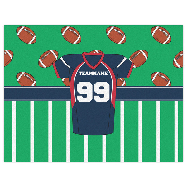Football Jersey Indoor / Outdoor Rug - 6'x8' - Front Flat