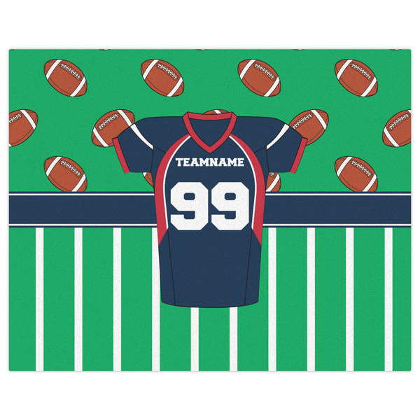 Football Jersey Indoor / Outdoor Rug - 8'x10' - Front Flat