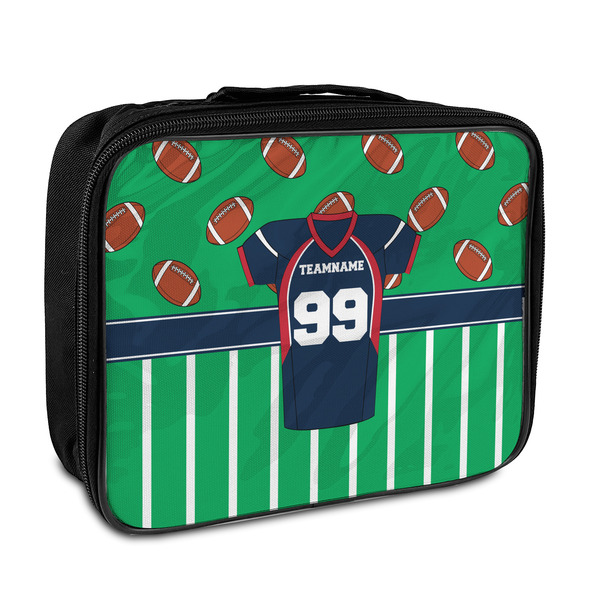 Custom Football Jersey Insulated Lunch Bag (Personalized)