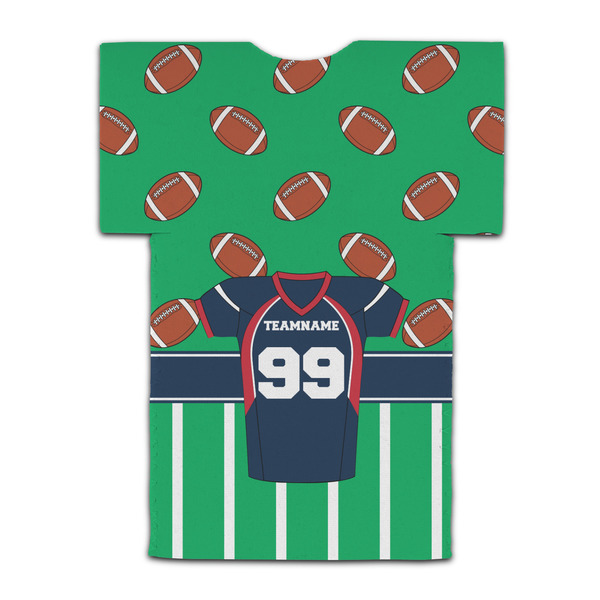 Football Jersey Jersey Bottle Cooler - BACK (flat)