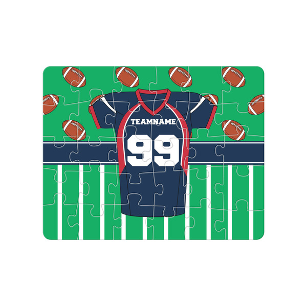 Custom Football Jersey 30 pc Jigsaw Puzzle (Personalized)