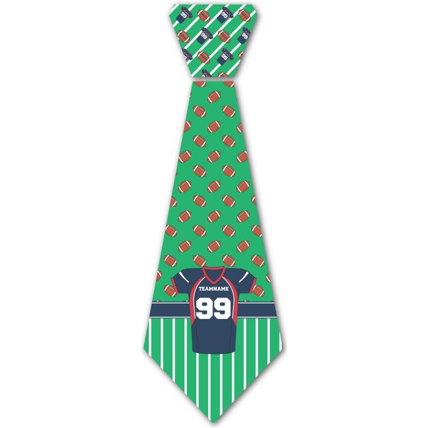 Custom Football Jersey Iron On Tie (Personalized)