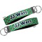 Football Jersey Key-chain - Metal and Nylon - Front and Back