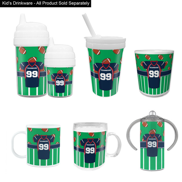 Football Jersey Kid's Drinkware - Customized & Personalized