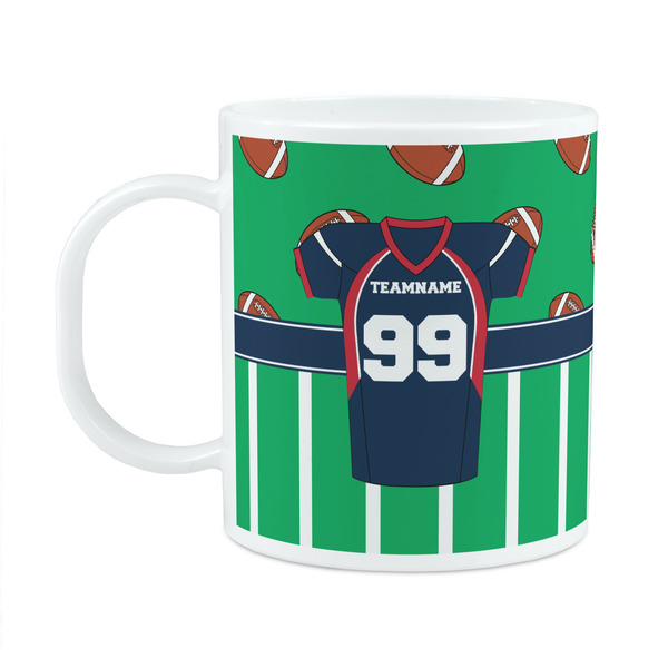 Custom Football Jersey Plastic Kids Mug (Personalized)