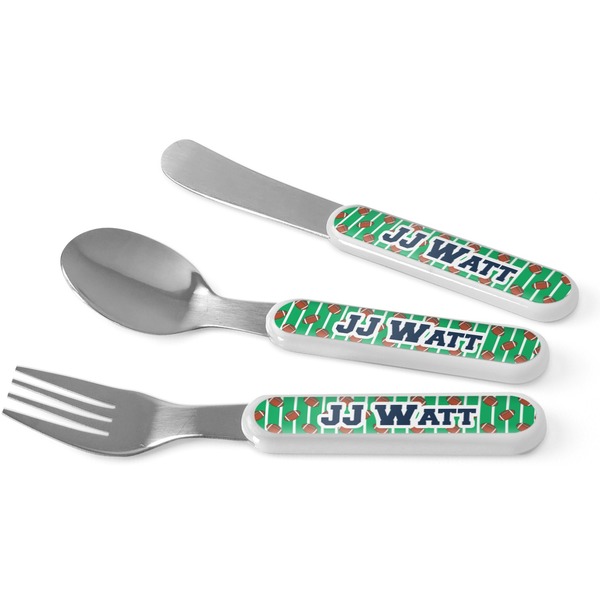 Custom Football Jersey Kid's Flatware (Personalized)