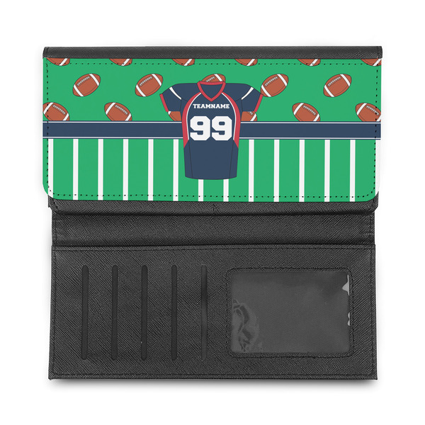 Football Jersey Ladies Wallet - Half Way Open