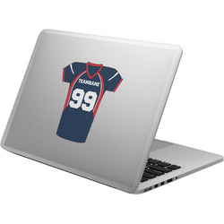 Football Jersey Laptop Decal (Personalized)
