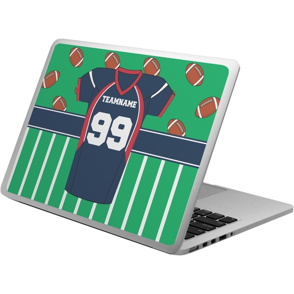 Custom Football Jersey Laptop Skin - Custom Sized (Personalized)