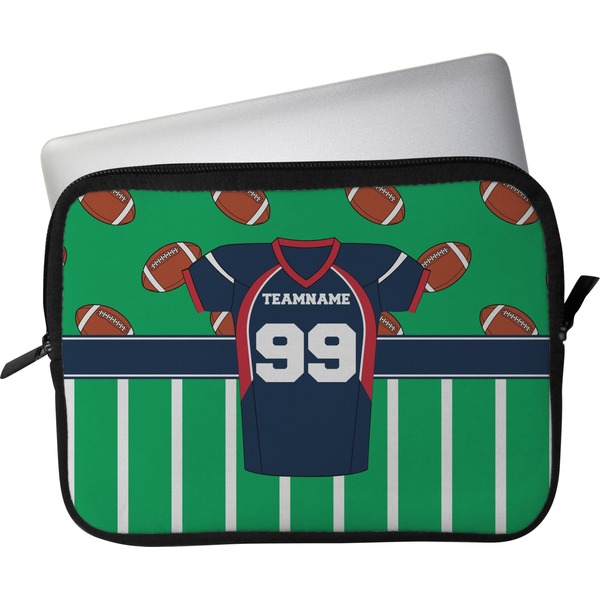 Custom Football Jersey Laptop Sleeve / Case (Personalized)