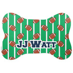 Football Jersey Bone Shaped Dog Food Mat (Personalized)