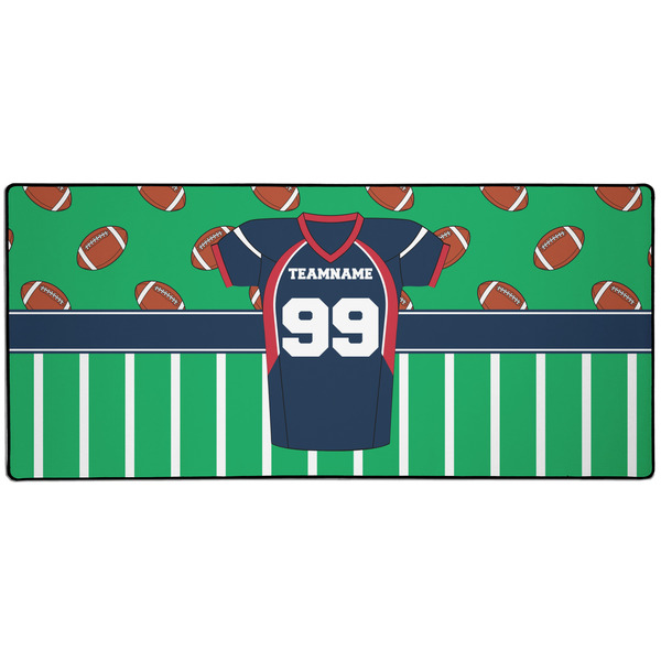 Custom Football Jersey 3XL Gaming Mouse Pad - 35" x 16" (Personalized)
