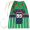 Football Jersey Large Laundry Bag - Front View
