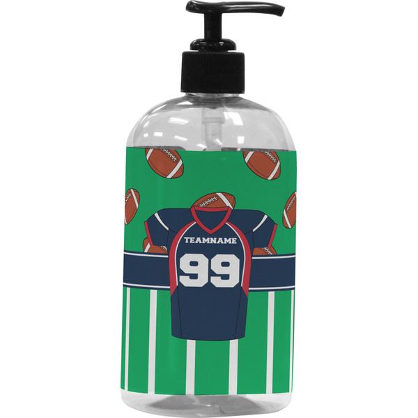 Custom Football Jersey Plastic Soap / Lotion Dispenser (Personalized)